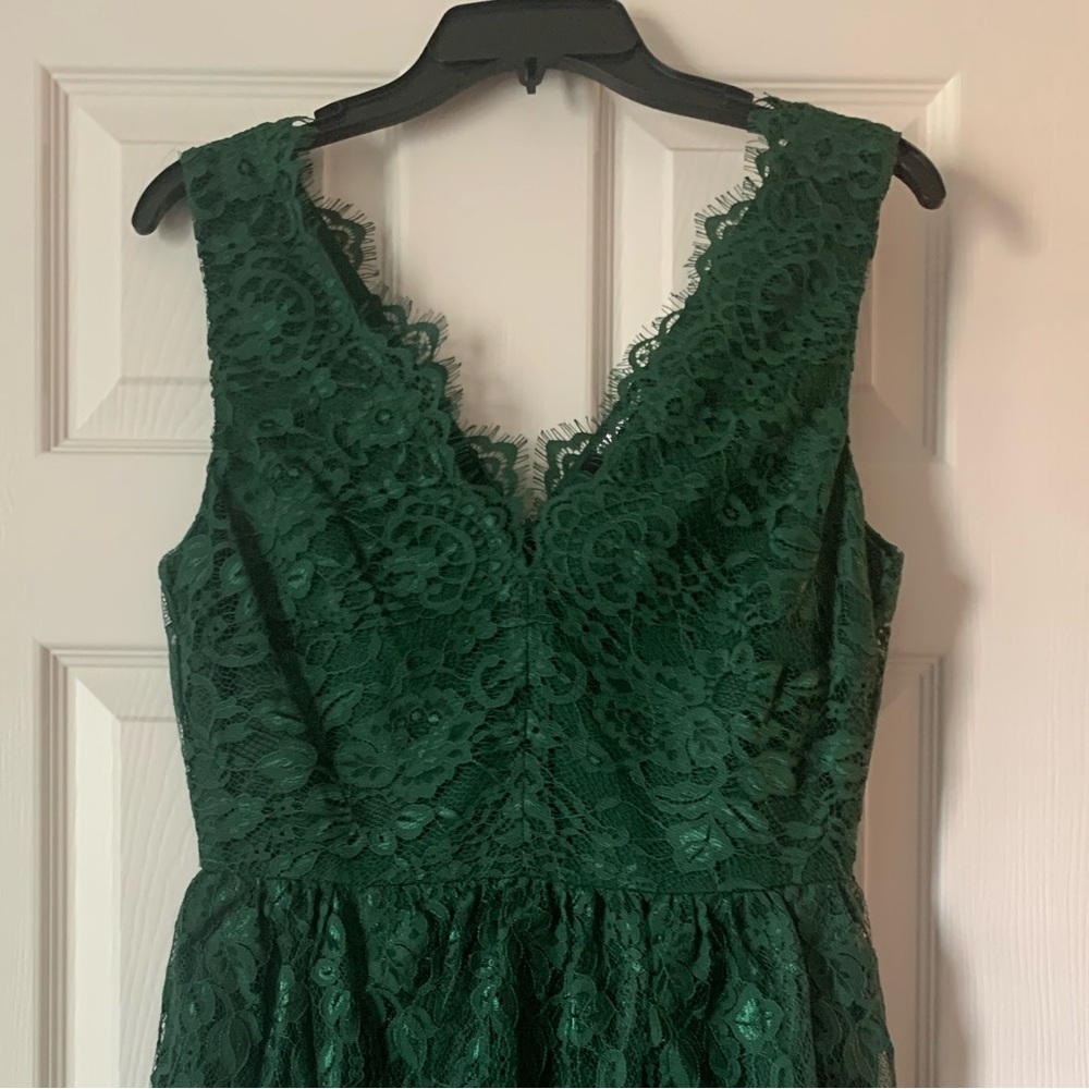Gianni Bini Mini Green Lace Dress. Size 4 /NWT